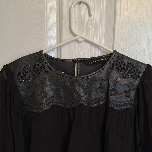 ZARA Black Blouse - Picture 3 of 5
